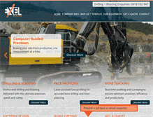 Tablet Screenshot of exeldrilling.com.au